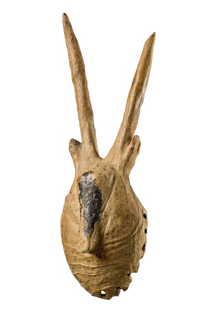 Masque zoomorphe, Mali, Proto Dogon / Tellem, Taille: H: 42 cm (H: 16.5 inch), ID: 3052620