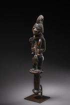 Dance staff for the "eshu" cult, Nigeria, Yoruba, Size: H: 30 cm (H: 11.8 inch), ID: 3052609 - 3/5