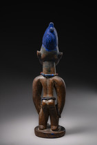 Female twin figure "ere ibeji", Nigeria, Yoruba, Oyo, Oshogbo, Size: H: 26,5 cm (H: 10.4 inch), ID: 3052628 - 2/6
