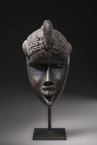 Masque "geh-naw" de la société "chu-den-zo", Libéria, Bassa, Taille: H: 27 cm (H: 10.6 inch), ID: 3052585 - 2/5