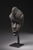 Masque "geh-naw" de la société "chu-den-zo", Libéria, Bassa, Taille: H: 27 cm (H: 10.6 inch), ID: 3052585 - 3/5