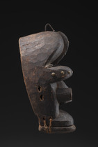 Anthropozoomorphic mask, Côte d'Ivoire, Ngere, Size: H: 25 cm (H: 9.8 inch), ID: 3052586 - 4/5