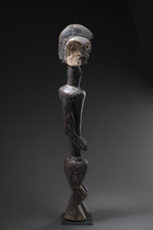 Anthropomorphic figure "jagana", Nigeria, Mumuye,, Size: H: 84 cm (H: 33.1 inch), ID: 3052588 - 4/5