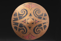 Bouclier, Malaisie - Sarawak, Melanau - Dayak, Taille: D: 36,5 cm (D: 14.4 inch), ID: 3052580 - 3/4