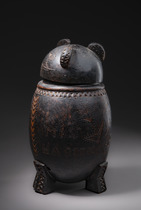 Behälter mit Deckel, Südafrika, Tswana / Matabele (Ndebele), Größe: H: 32 cm (H: 12.6 inch), ID: 3052575 - 4/6
