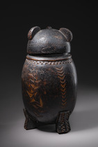 Behälter mit Deckel, Südafrika, Tswana / Matabele (Ndebele), Größe: H: 32 cm (H: 12.6 inch), ID: 3052575 - 5/6
