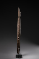 Suspension hook "samban" or "tshambwan", Papua New Guinea - East Sepik Province - Angoram District, Iatmul, Size: H: 72,5 cm (H: 28.5 inch), ID: 3052614 - 4/5
