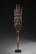 Couronnement de faîtage d'une maison de chef, Nouvelle Calédonie, Kanak, Taille: H: 51 cm (H: 20.1 inch), ID: 3052615 - 2/5