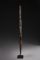 Couronnement de faîtage d'une maison de chef, Nouvelle Calédonie, Kanak, Taille: H: 51 cm (H: 20.1 inch), ID: 3052615 - 4/5