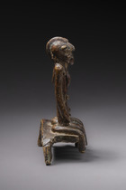 Sitzendes Figurenpaar, Burkina Faso, Lobi, Größe: H: 7,5 cm (H: 3.0 inch), ID: 3052598 - 4/5