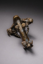 Goldweight: antelope with birds, Ghana, Ashanti, Size: H: 6 cm (H: 2.4 inch), ID: 3052600 - 5/5