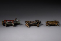 Trois rares cadenas en bronze, Perse, Taille: H: 3,5 cm - 4,5 cm (H: 1.4 inch - 1.8 inch), ID: 3052605 - 6/6