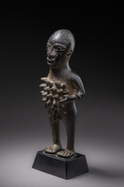 Standing male figure, Nigeria, Benin, Size: H: 17,5 cm (H: 6.9 inch), ID: 3052604 - 3/5