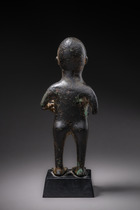 Standing male figure, Nigeria, Benin, Size: H: 17,5 cm (H: 6.9 inch), ID: 3052604 - 5/5