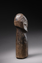 Kleine Pfahlfigur, D. R. Kongo, Lega, Größe: H: 16 cm (H: 6.3 inch), ID: 3052564 - 3/5