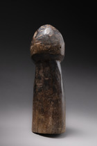 Kleine Pfahlfigur, D. R. Kongo, Lega, Größe: H: 16 cm (H: 6.3 inch), ID: 3052564 - 4/5