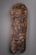 Face mask "eluba" or "emangungu", D. R. Congo, Bembe, Size: H: 67,5 cm (H: 26.6 inch), ID: 3052607 - 5/5