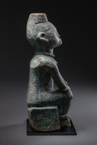 Grave figure "ntadi", D. R. Congo, Yombe, Size: H: 58,5 cm (H: 23.0 inch), ID: 3052635 - 2/6