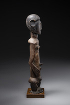 Standing female figure, D. R. Congo, Tabwa, Size: H: 36,5 cm (H: 14.4 inch), ID: 3052638 - 4/6