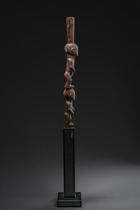 Stab, Burkina Faso, Bwa, Größe: H: 92 cm (H: 36.2 inch), ID: 3052639 - 3/4
