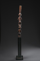 Stab, Burkina Faso, Bwa, Größe: H: 92 cm (H: 36.2 inch), ID: 3052639 - 4/4