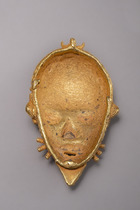 Head pendant "ngblo" or "sran tre", Côte d'Ivoire, Baule, Size: H: 6 cm (H: 2.4 inch), ID: 3052541 - 2/4