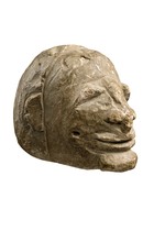 Sculpture de tête anthropomorphe "mahen yafe", Sierra Leone, Sapi, Taille: H: 16 cm L: 20,5 cm (H: 6.3 inch L: 8.1 inch), ID: 3052570 - 2/7