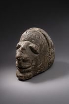 Sculpture de tête anthropomorphe "mahen yafe", Sierra Leone, Sapi, Taille: H: 16 cm L: 20,5 cm (H: 6.3 inch L: 8.1 inch), ID: 3052570 - 3/7