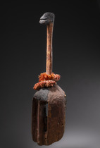 Straußenmaske, Mali, Dogon, Größe: H: 74 cm (H: 29.1 inch), ID: 3052567 - 3/5