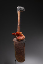 Straußenmaske, Mali, Dogon, Größe: H: 74 cm (H: 29.1 inch), ID: 3052567 - 4/5