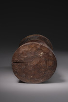 Figure accroupie avec cimier circulaire, Papouasie-Nouvelle-Guinée - région de Massim, Taille: H: 30 cm (H: 11.8 inch), ID: 3052581 - 7/7