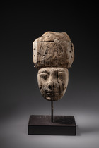 Masque de sarcophage, Période tardive, 700 – 30 av. J.-C., Égypte, Taille: H: 26 cm (H: 10.2 inch), ID: 3052627 - 2/5