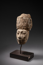 Masque de sarcophage, Période tardive, 700 – 30 av. J.-C., Égypte, Taille: H: 26 cm (H: 10.2 inch), ID: 3052627 - 3/5