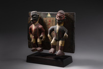 Three figurative wall panels, D. R. Congo, Kwango, Nkanu, ID: 3052606 - 6/14