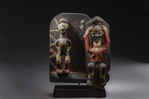 Three figurative wall panels, D. R. Congo, Kwango, Nkanu, ID: 3052606 - 8/14
