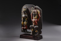 Three figurative wall panels, D. R. Congo, Kwango, Nkanu, ID: 3052606 - 9/14