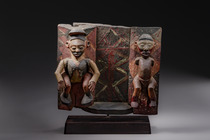 Three figurative wall panels, D. R. Congo, Kwango, Nkanu, ID: 3052606 - 11/14