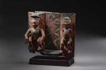 Three figurative wall panels, D. R. Congo, Kwango, Nkanu, ID: 3052606 - 12/14