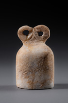 Altsyrisches Augen (Brillen) - Idol, ca. 3500 - 3100 v.Chr., Nordmesepotamien - Nordost Syrien, Tell Brak, Größe: H: 6,6 cm B: 4 cm (H: 2.6 inch B: 1.6 inch), ID: 3052654 - 3/6