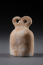 Altsyrisches Augen (Brillen) - Idol, ca. 3500 - 3100 v.Chr., Nordmesepotamien - Nordost Syrien, Tell Brak, Größe: H: 6,6 cm B: 4 cm (H: 2.6 inch B: 1.6 inch), ID: 3052654 - 4/6