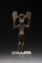 Idole eurasiatique (Adorant), 8e - 6e siècle av. J.-C., Asie occidentale, peuples des steppes, Taille: H: 6,2 cm (H: 2.4 inch), ID: 3052656 - 4/5