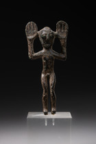 Idole eurasiatique (Adorant), 8e - 6e siècle av. J.-C., Asie occidentale, peuples des steppes, Taille: H: 6,2 cm (H: 2.4 inch), ID: 3052656 - 5/5