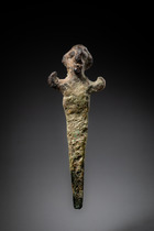 Idole clou hittite, env. le milieu du 2e millénaire av. J.-C., Ancien Empire hittite d’Anatolie, Taille: H: 9,7 cm (H: 3.8 inch), ID: 3052657 - 4/4
