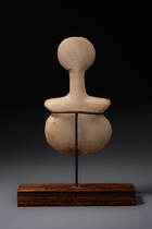 Idole violon (Variante du type "kusura"), env. 2700 - 2100 av. J.-C., Anatolie (Turquie d’Asie Mineure), Taille: H: 7,7 cm (H: 3.0 inch), ID: 3052662 - 4/5