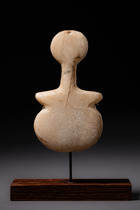 Idole violon (Variante du type "kusura"), env. 2700 - 2100 av. J.-C., Anatolie (Turquie d’Asie Mineure), Taille: H: 7,7 cm (H: 3.0 inch), ID: 3052662 - 5/5