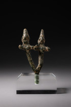 Rare two-figure nail idol, Hittite, ca. mid-2nd millennium BC, Ancient Anatolian Hittite Empire, Size: H: 6,4 cm (H: 2.5 inch), ID: 3052667 - 4/4