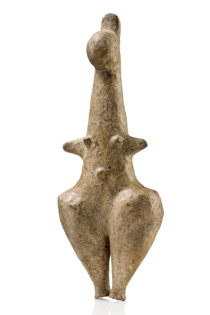 Rare idole "Amlash", env. 1000 av. J.-C., Iran - Gilan, Amlash, Taille: H: 21 cm (H: 8.3 inch), ID: 3052669