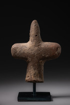 Female idol of the "Sesklo" culture, ca. 7th - 6th millennium BC, Thessaly, Size: H: 10,7 cm (H: 4.2 inch), ID: 3052670 - 4/5