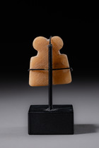 Idole oculaire syrien antique, env. 3500 - 3300 av. J.-C., Mésopotamie du Nord – Nord-Est de la Syrie, Tell Brak, Taille: H: 3,3 cm (H: 1.3 inch), ID: 3052673 - 2/4