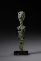 Idole en bronze syrien antique, vers le début du 2e millénaire av. J.-C., Syrie, Taille: H: 9,8 cm (H: 3.9 inch), ID: 3052675 - 2/5